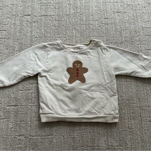 MORI Gingerbread Man toddler sweatshirt